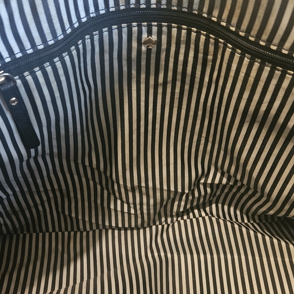 Kate Spade New York Cameron Black Leather Street Lucie Tote Handbag Large - Picture 6 of 10